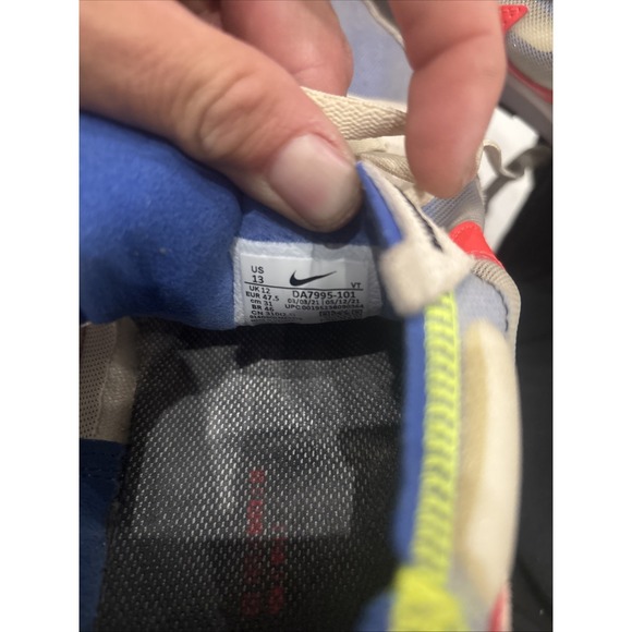 Size 13 - Nike Waffle One Coconut Milk Crimson Royal - Picture 5 of 6